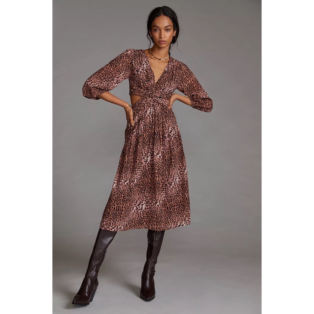Anthropologie Floral Cut-Out Midi Dress
Ranna Gill